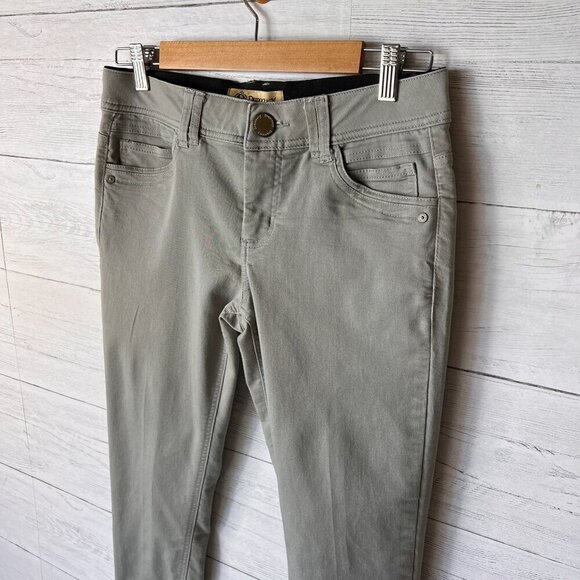 Democracy Jeans Womens Size 4 Gray Ab Technology Denim Stretch Neutral Comfort - Picture 5 of 16